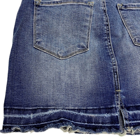 RANCAN Denim Mini Skirt Size 5 / 26 Jeans Skirt - Picture 6 of 7